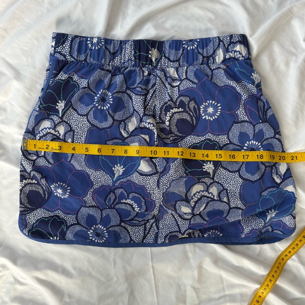 Talbots | Floral Blue Skort Activewear Size MP - Picture 5 of 7